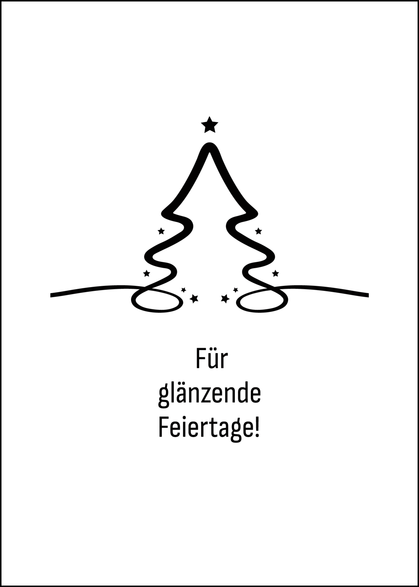 proWIN KRISTALL Weihnachten Tanne