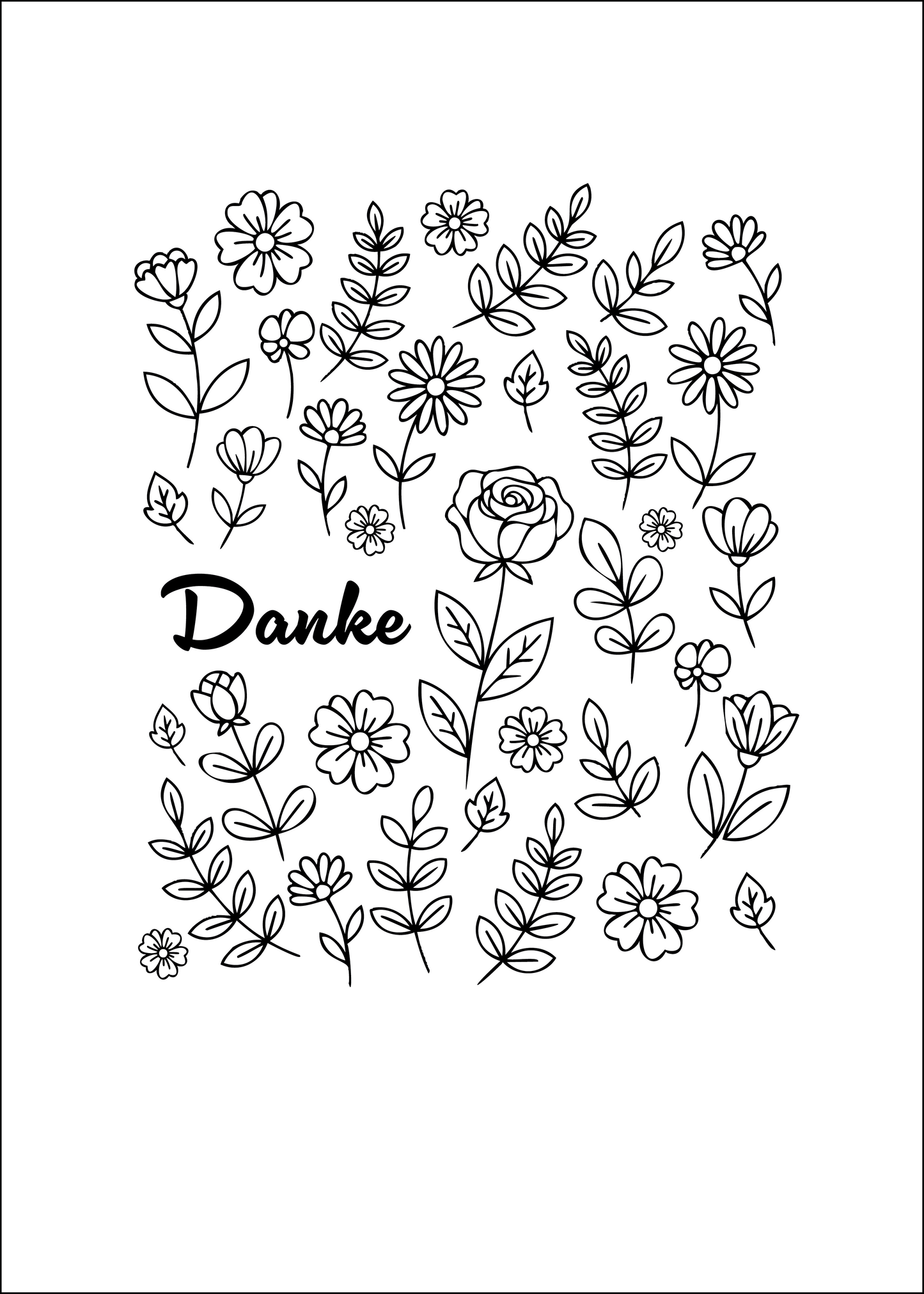 proWIN KRISTALL Danke Blumen