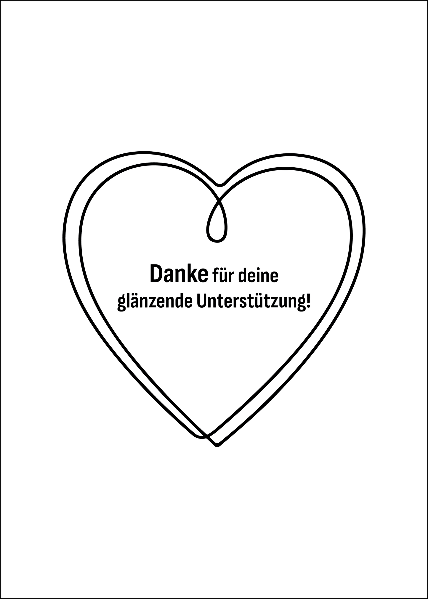 proWIN KRISTALL Danke Herz