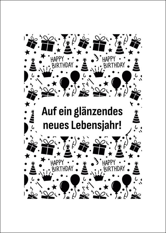 proWIN KRISTALL Geburtstag Party