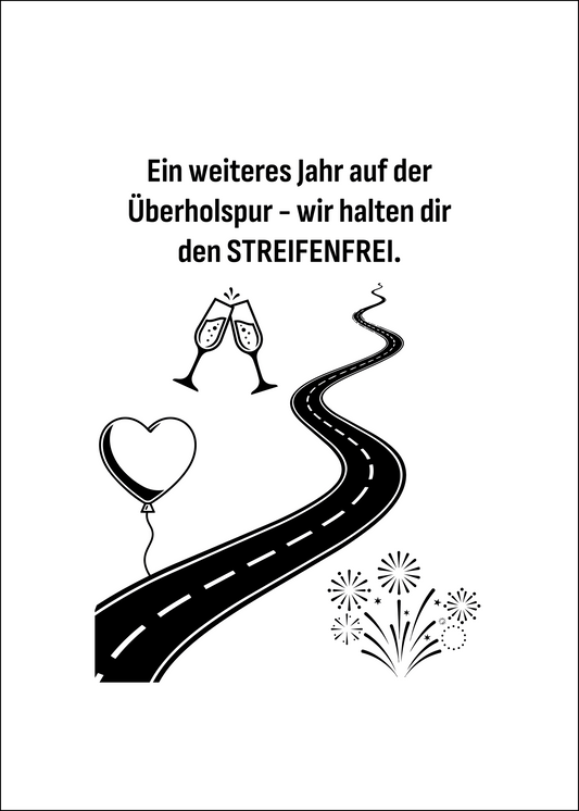 proWIN KRISTALL Geburtstag STREIFENFREI