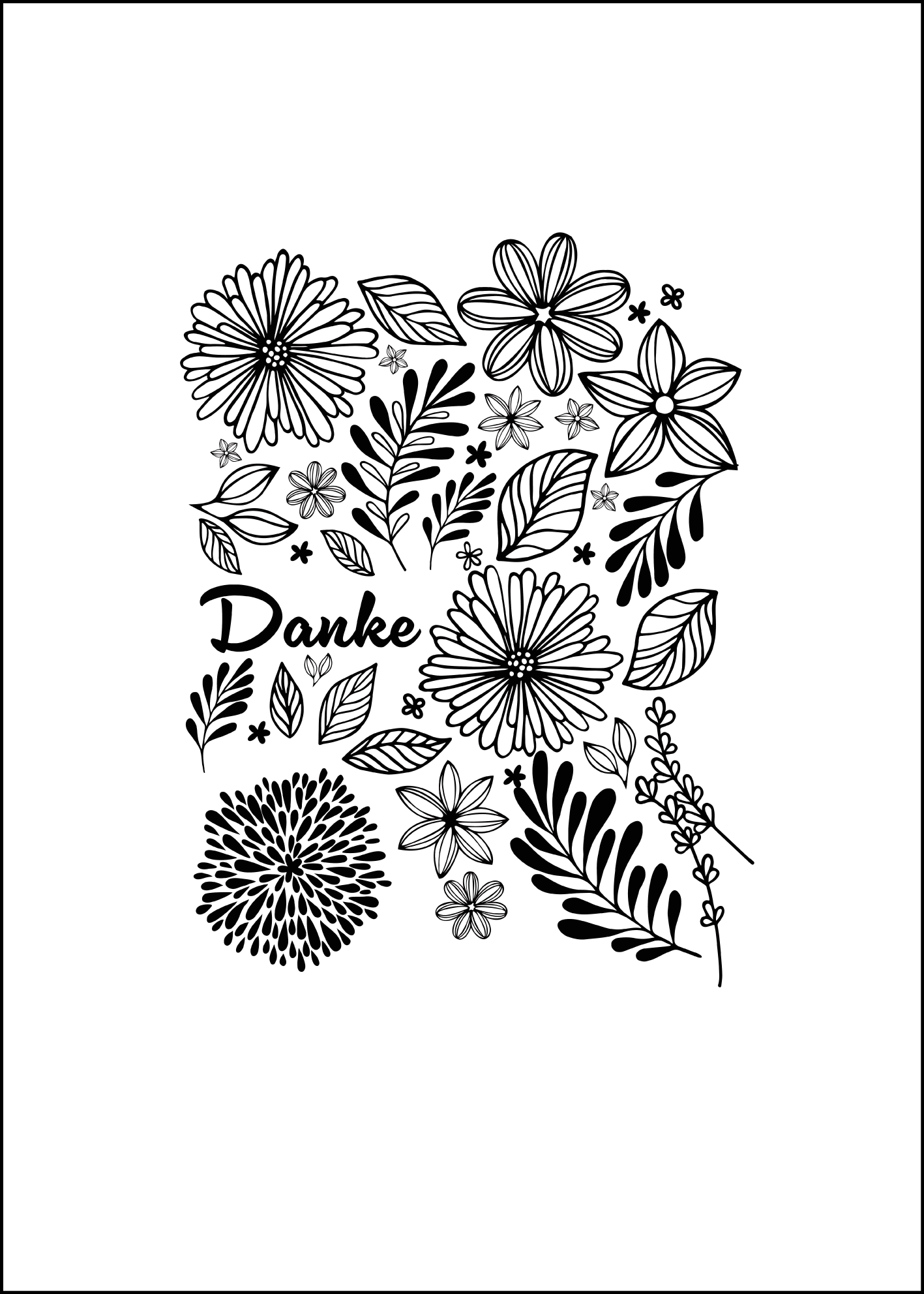 proWIN KRISTALL Danke Blumen