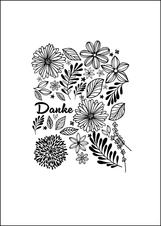 proWIN KRISTALL Danke Blumen