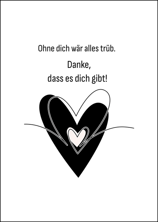 proWIN KRISTALL Danke Doppelherz