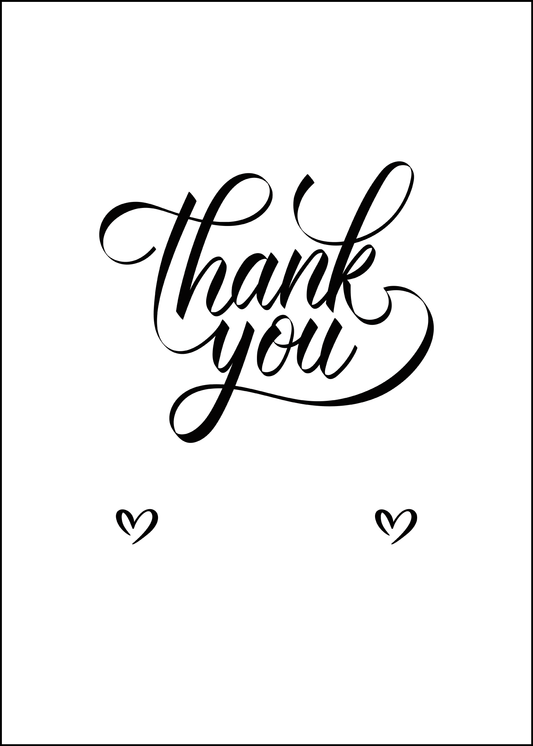 proWIN KRISTALL Danke Thank You