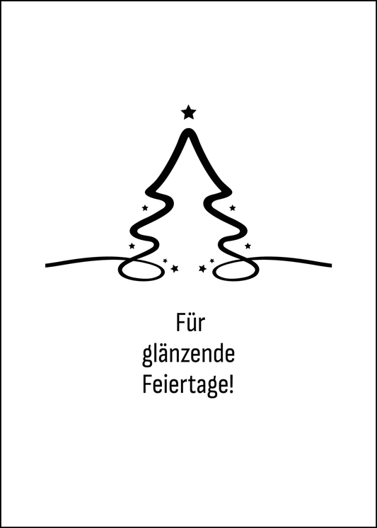 proWIN KRISTALL Weihnachten Tanne
