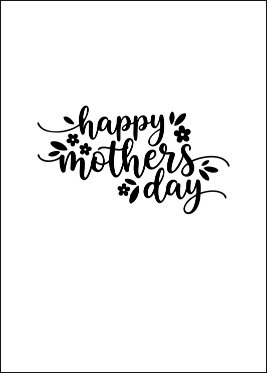 proWIN KRISTALL Muttertag Happy Mothersday