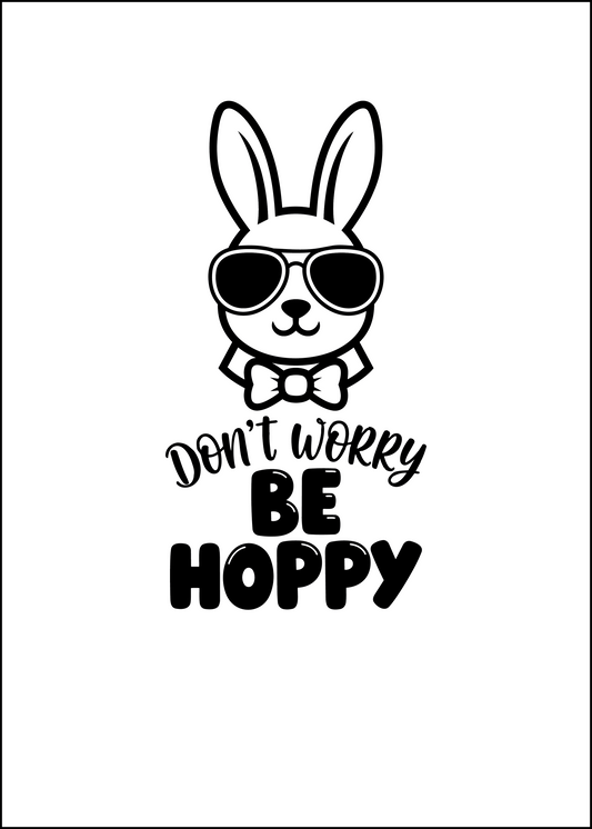 proWIN KRISTALL Ostern Don't worry be hoppy