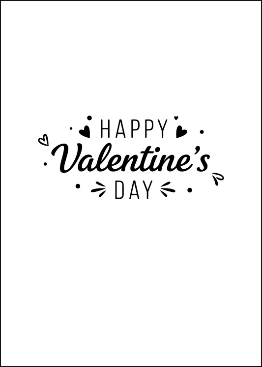 proWIN KRISTALL Valentinstag Happy Valentine's Day