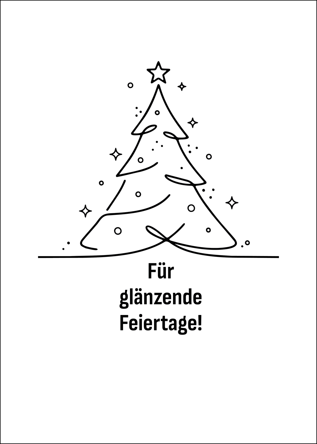 proWIN KRISTALL Weihnachten Tanne